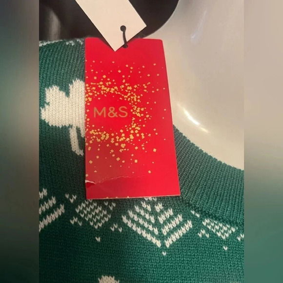 NWT Men’s Shamrocking Around The Christmas Tree Christmas Sweater - Picture 5 of 6